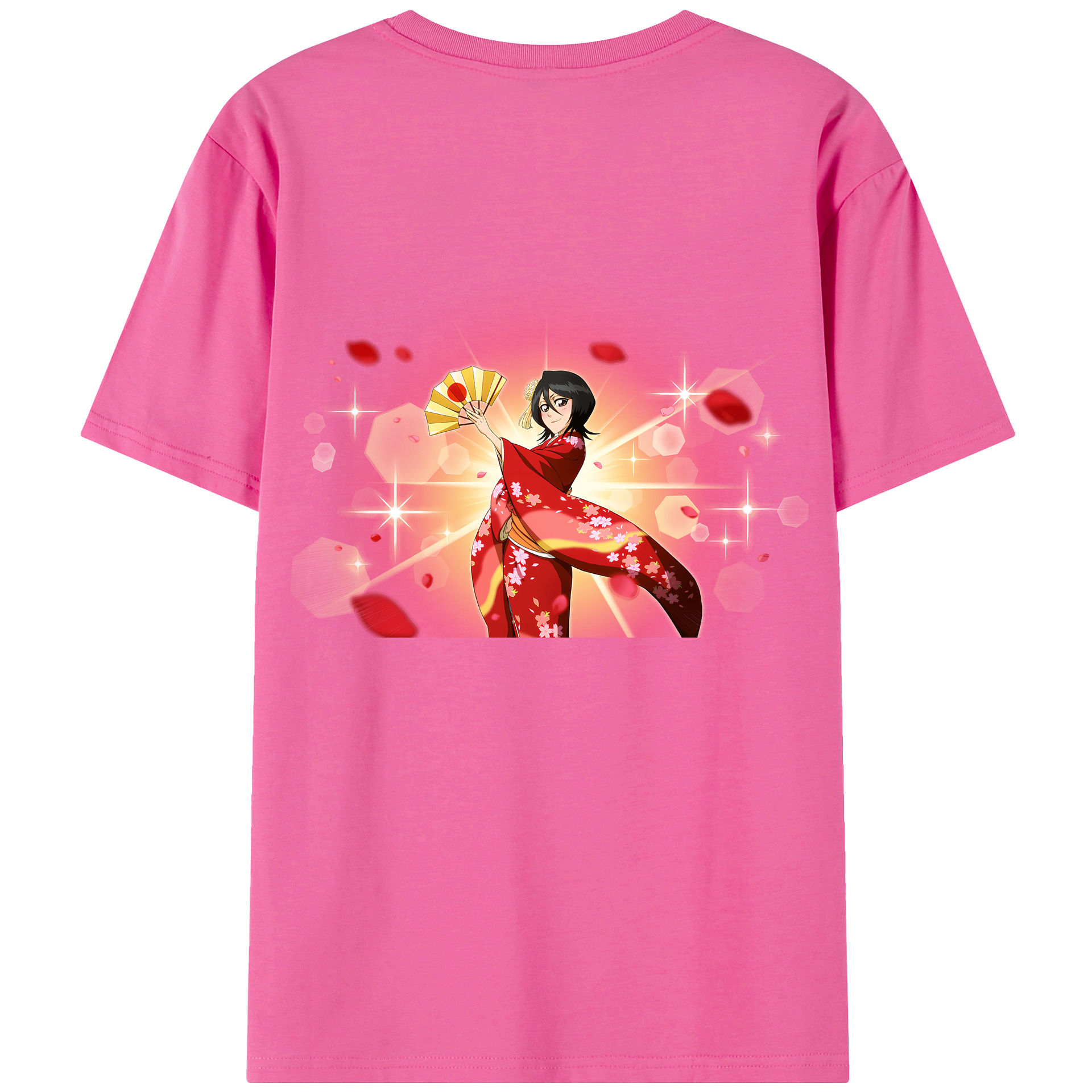 （画像用） ブリーチ 朽木ルキア BLEACH Kuchiki Rukia レディース半袖Tシャツ(バックプリント)
